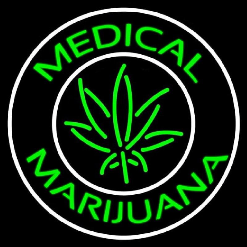 Medical Cross Marijuana Enseigne Néon