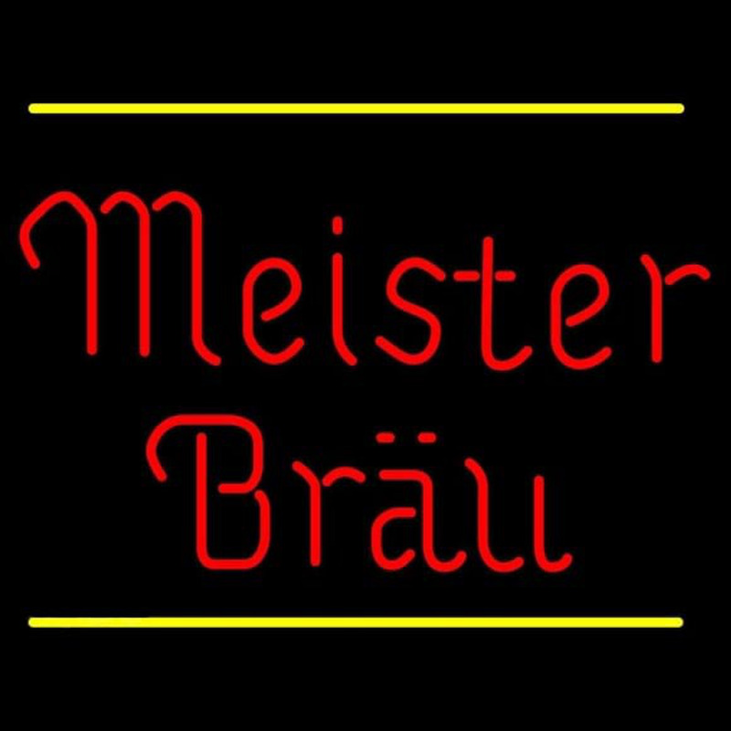 Meister Brau Logo Enseigne Néon