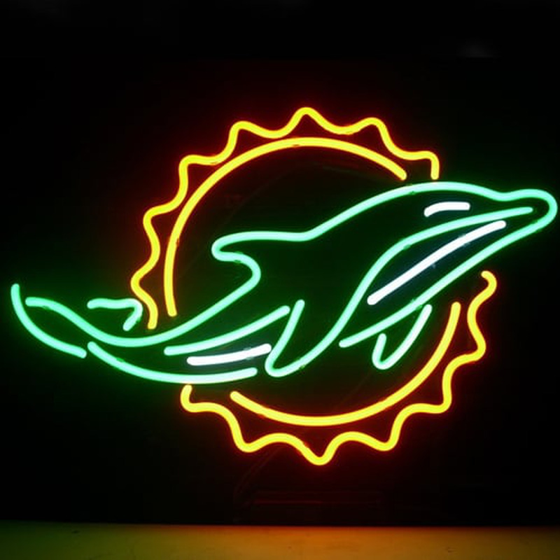 Miami Dolphin Entrée Enseigne Néon