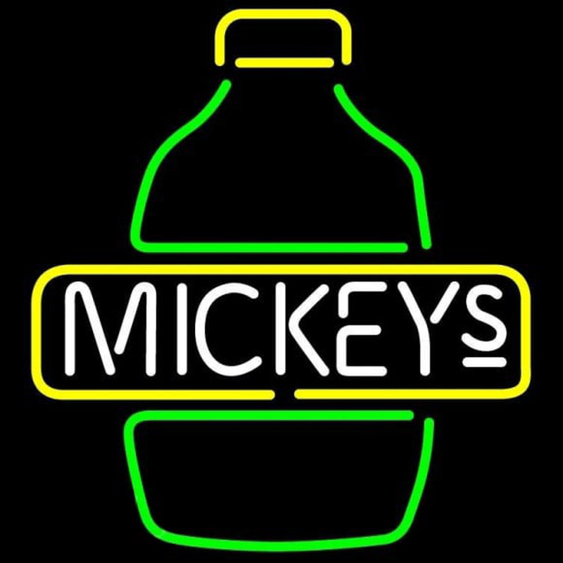 Mickeys Bottle Enseigne Néon