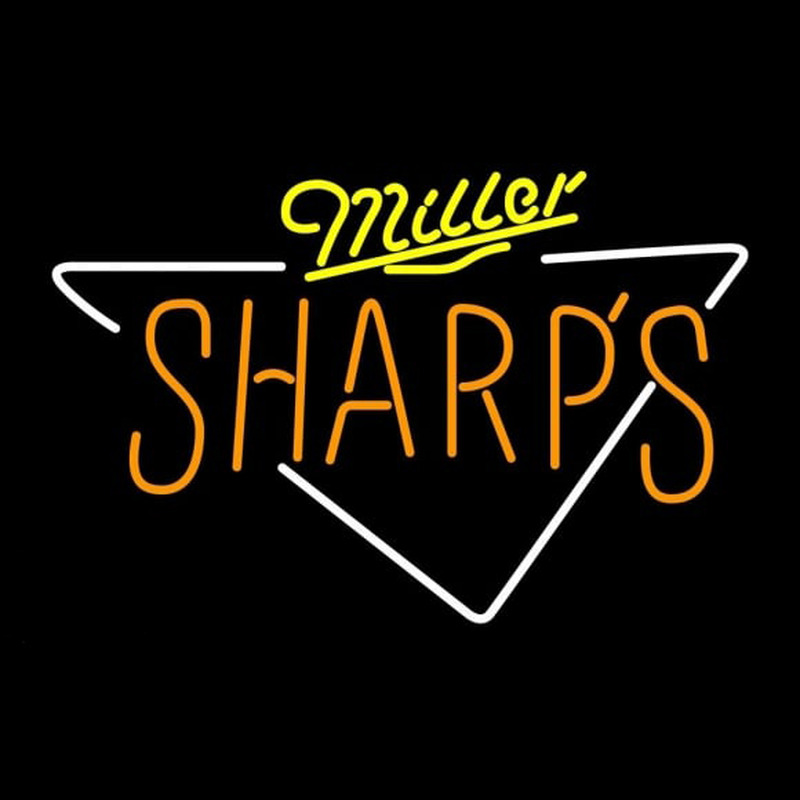 Miller Sharps Beer Sign Enseigne Néon