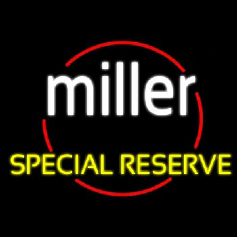 Miller Special Reserve Beer Enseigne Néon