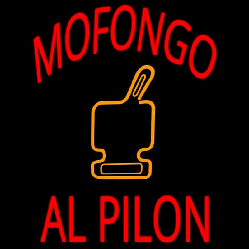 Mofongo Al Pilon Enseigne Néon