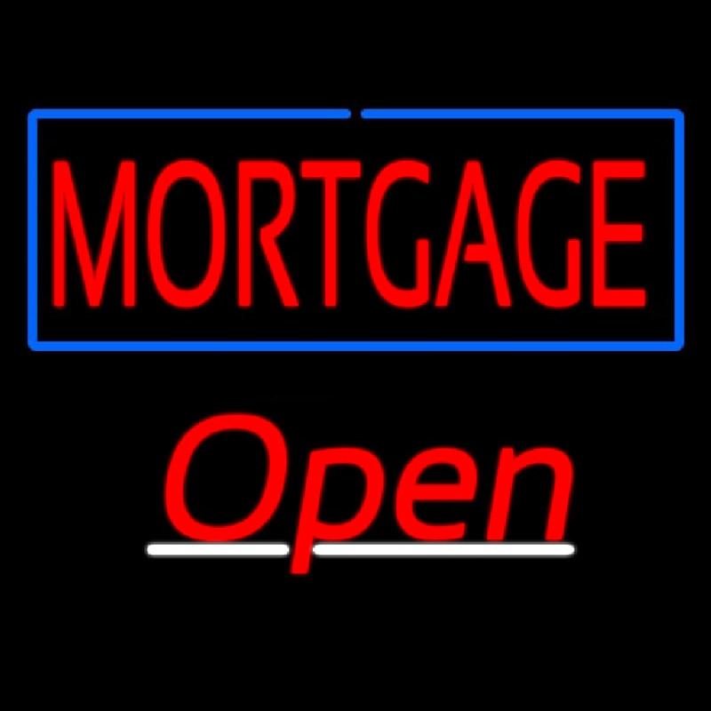 Mortgage Open Enseigne Néon