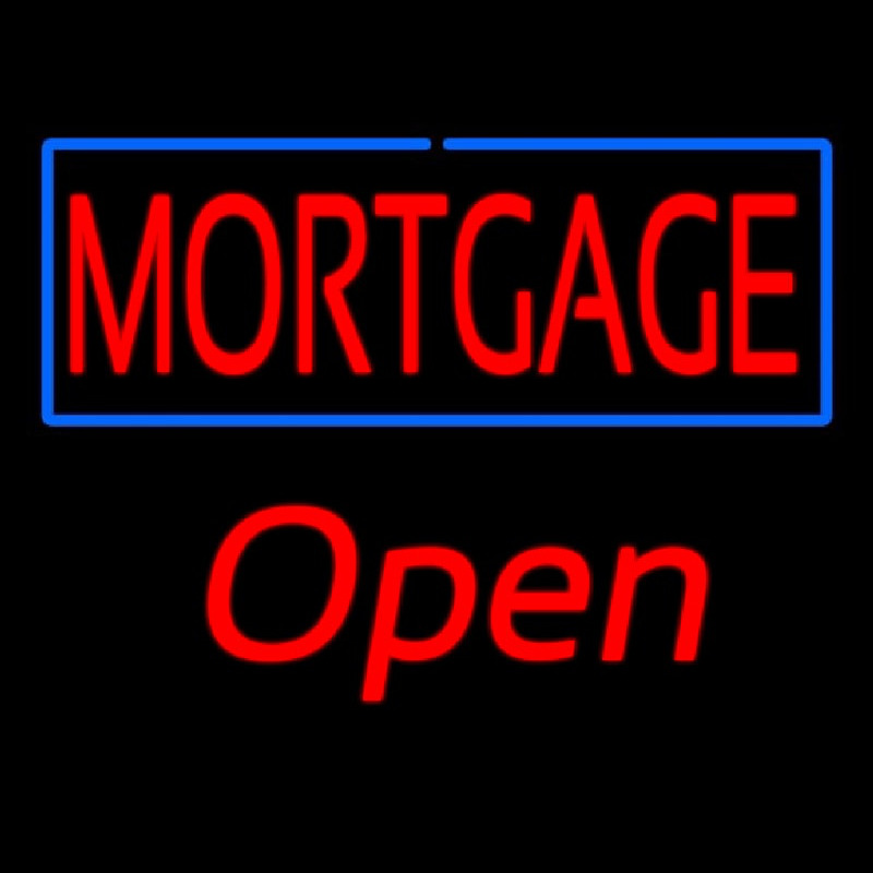 Mortgage Open Enseigne Néon