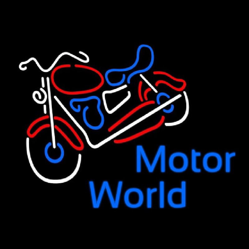 Motor World Enseigne Néon