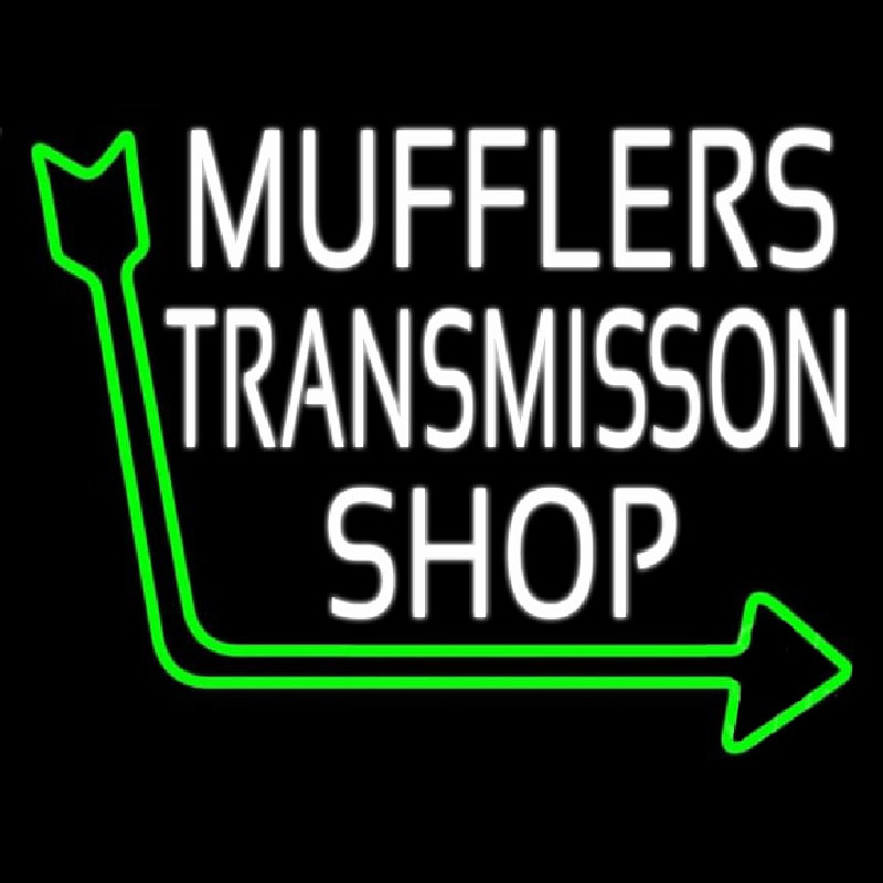 Mufflers Transmission Shop 1 Enseigne Néon