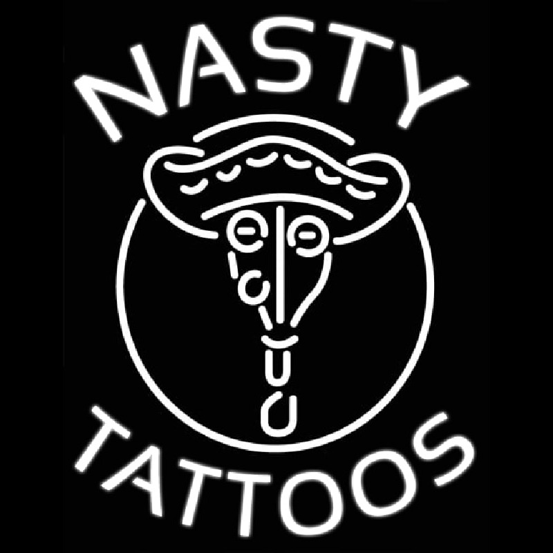 Nasty Tattoos Enseigne Néon