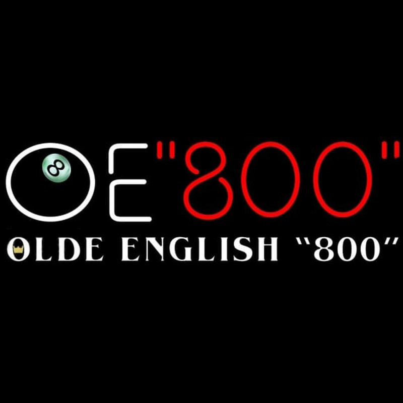 Olde English 800 8-Ball Enseigne Néon