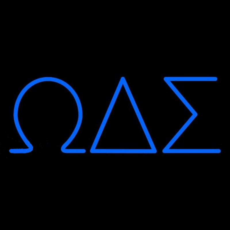 Omega Delta Sigma Enseigne Néon