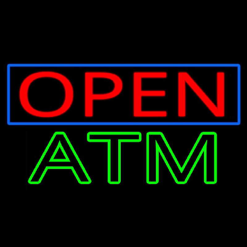 Open Atm Enseigne Néon