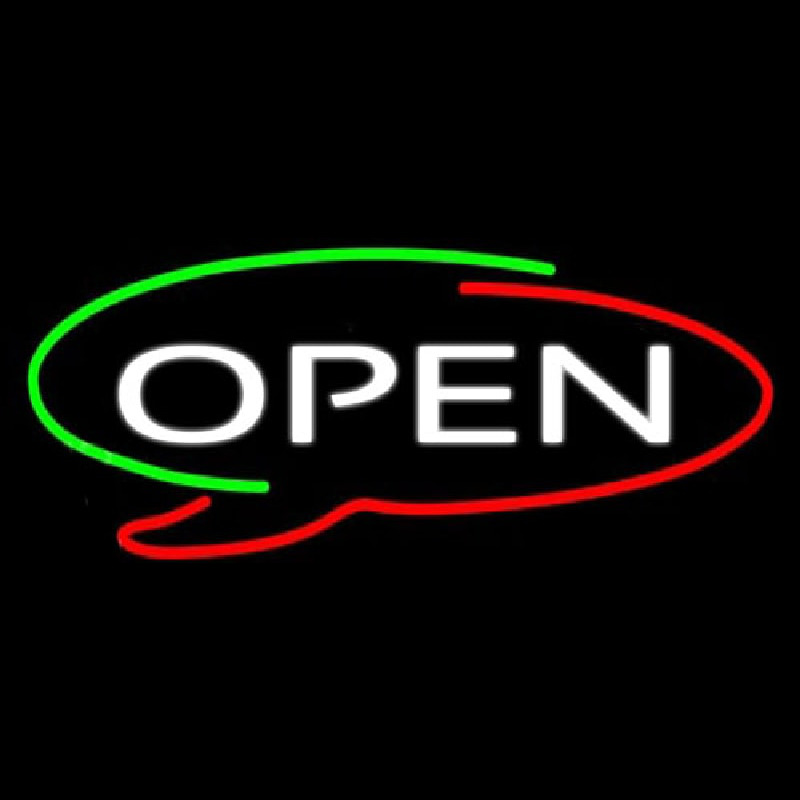 Open Logo Enseigne Néon