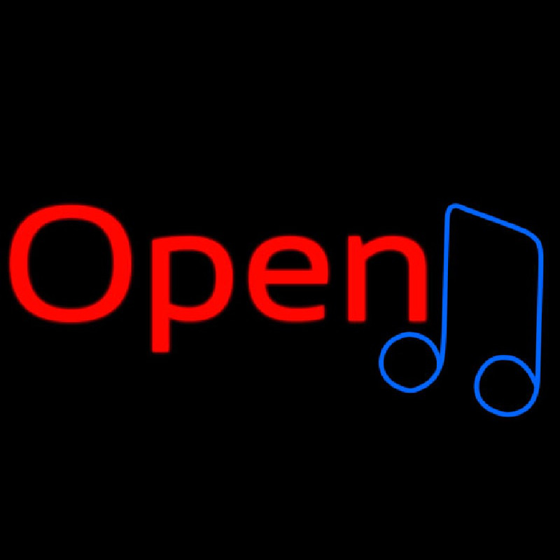 Open Music Tone Enseigne Néon