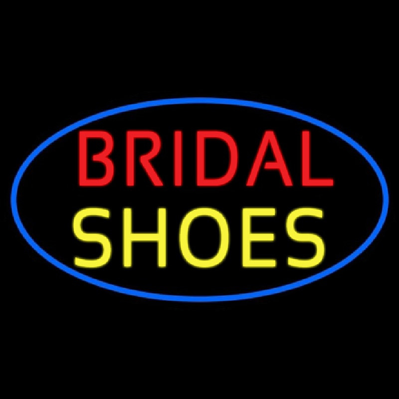 Oval Bridal Shoes Enseigne Néon