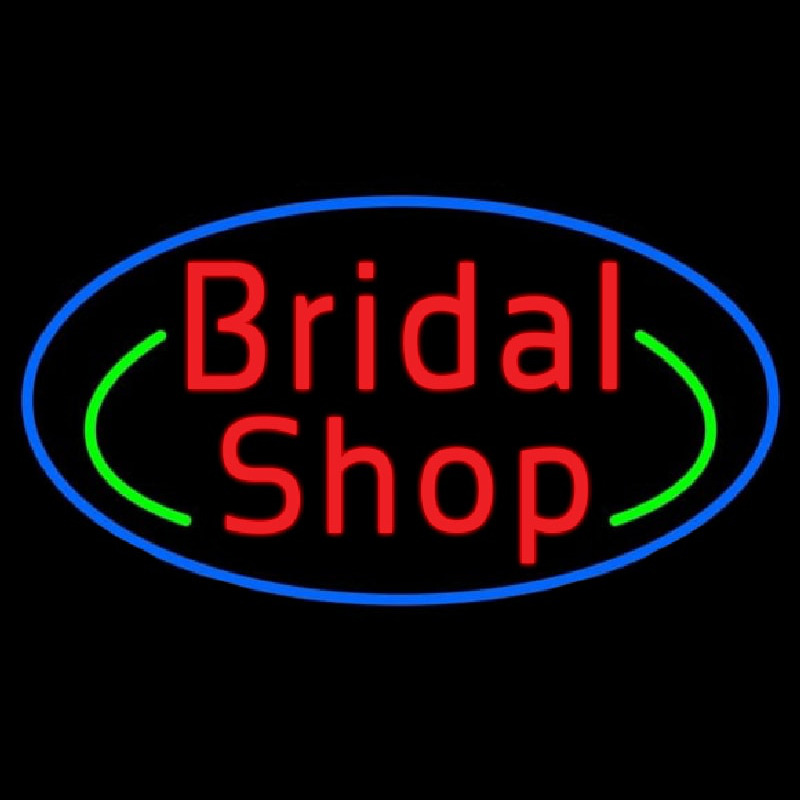 Oval Bridal Shop Enseigne Néon