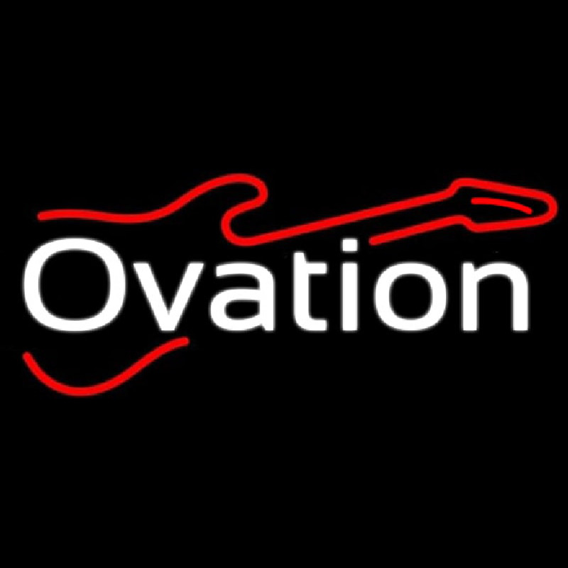 Ovation Guitar 1 Enseigne Néon