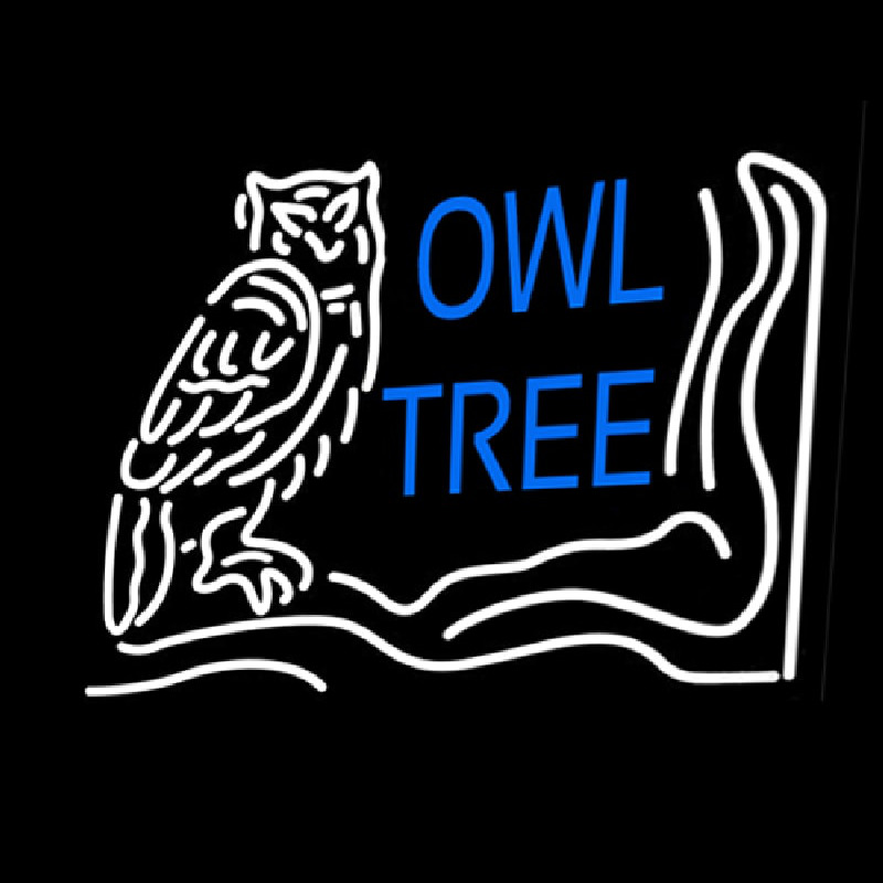 Owl Tree Enseigne Néon