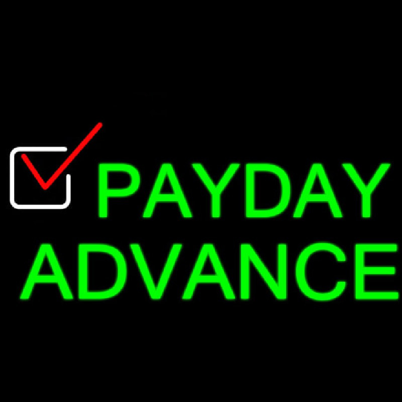 Payday Advance Enseigne Néon