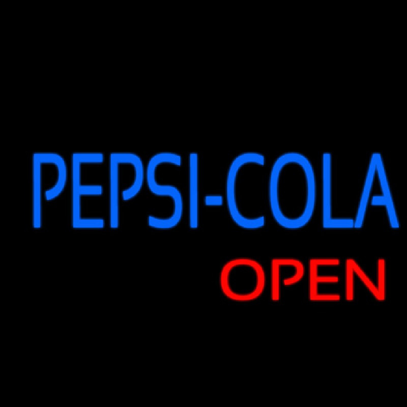 Pepsi Cola Open Enseigne Néon