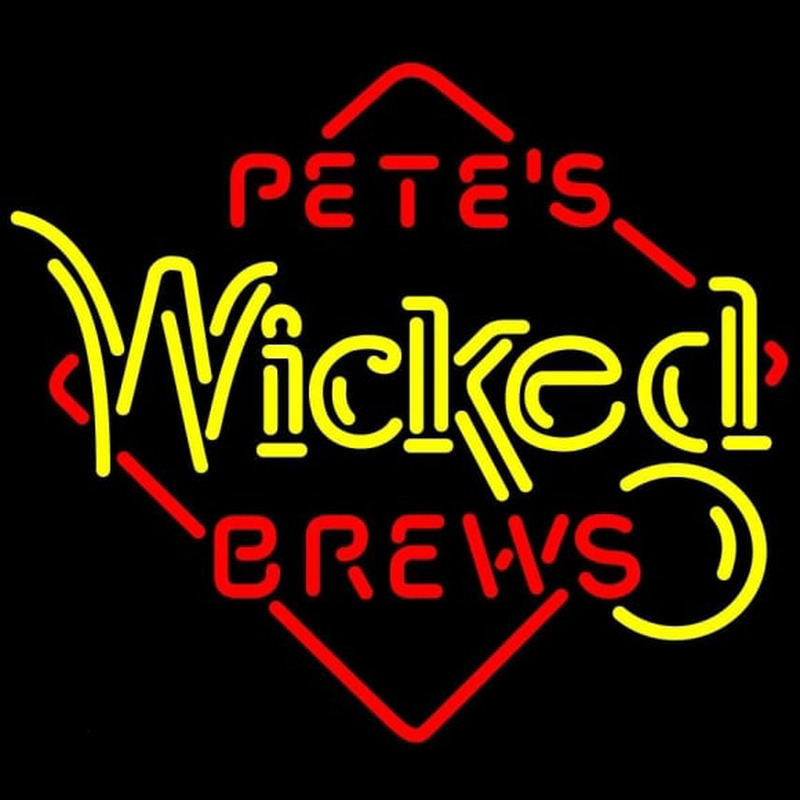 Petes Wicked Brews Enseigne Néon