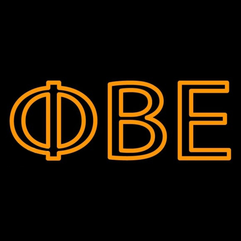 Phi Beta Epsilon Enseigne Néon