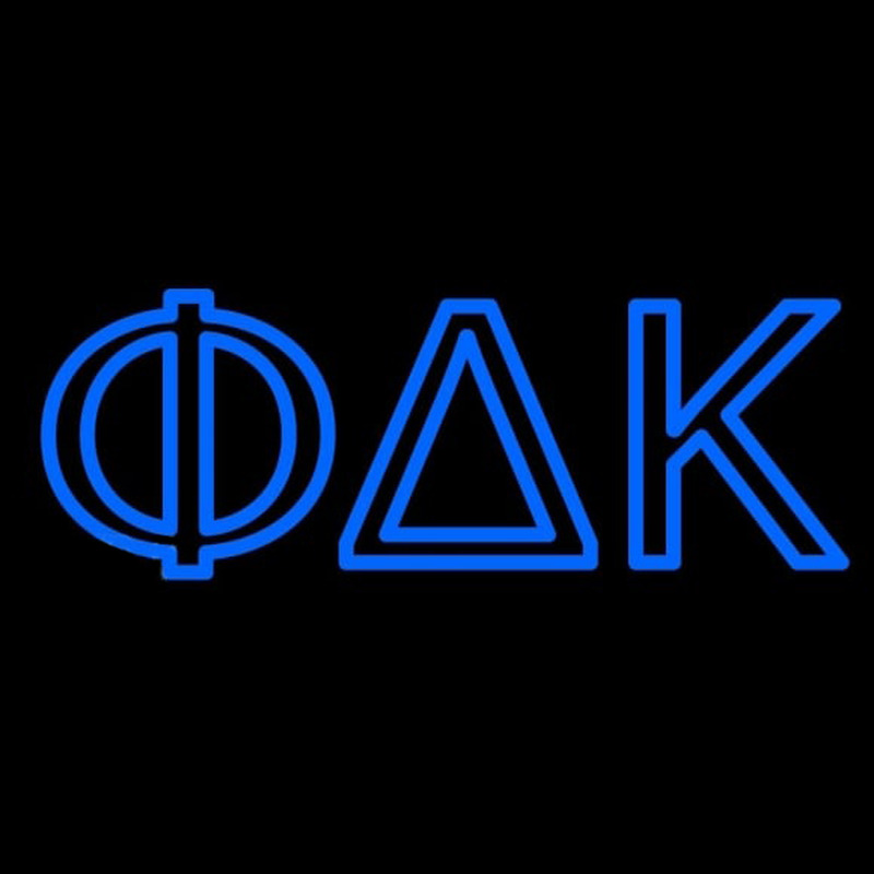 Phi Delta Kappa Enseigne Néon