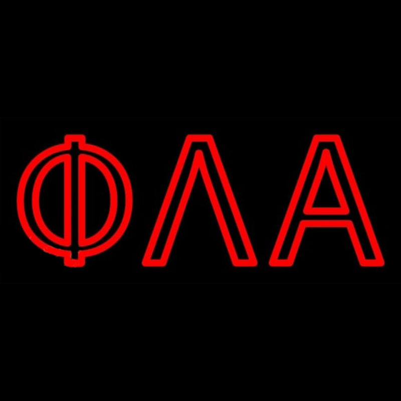 Phi Lambda Alpha Enseigne Néon