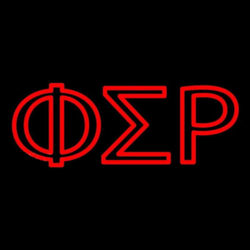 Phi Sigma Rho Enseigne Néon