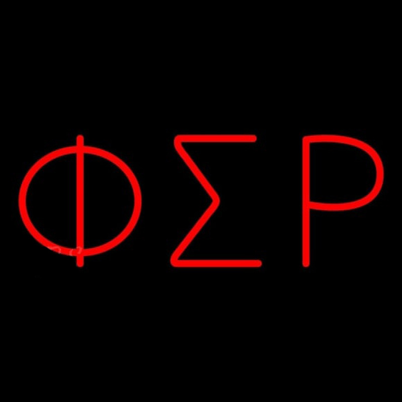 Phi Sigma Rho Enseigne Néon