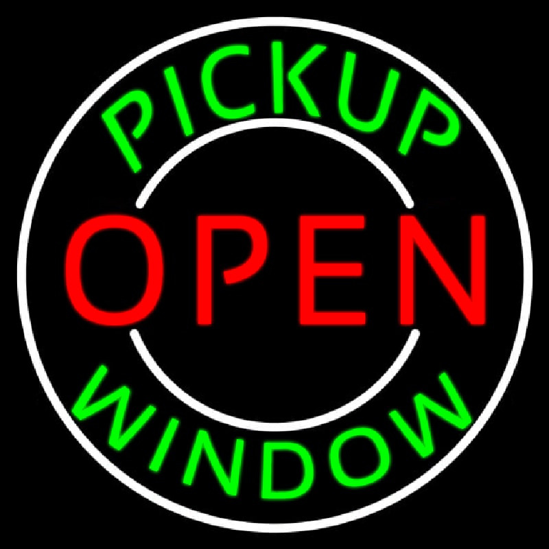 Pickup Open Window Enseigne Néon