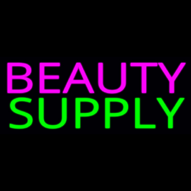 Pink Beauty Green Supply Enseigne Néon