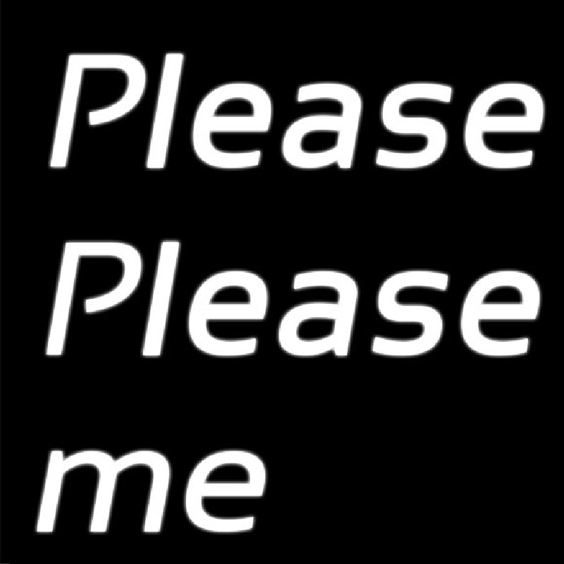 Please Please Me Enseigne Néon