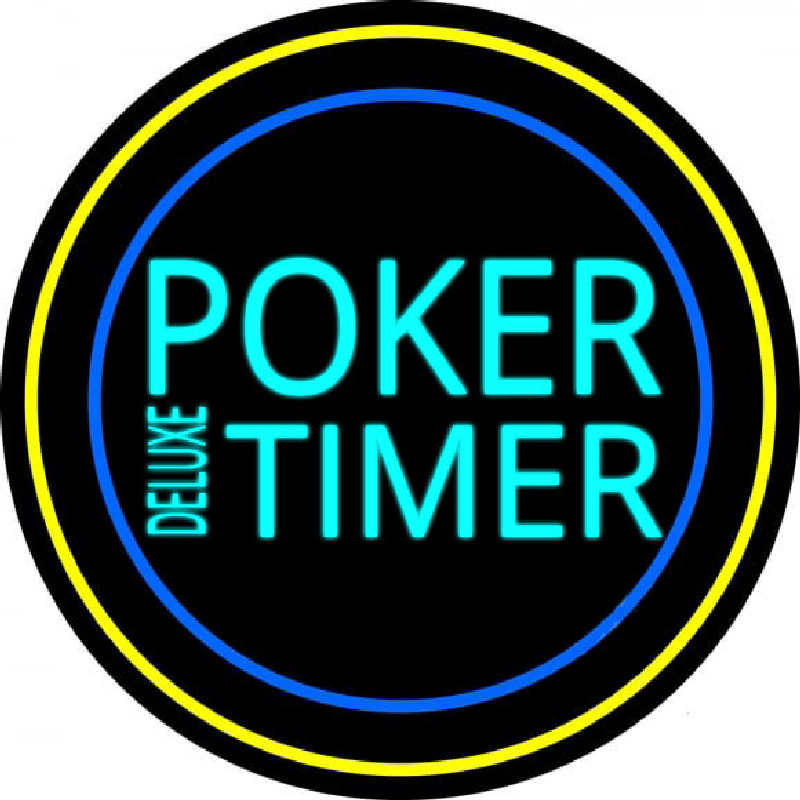 Poker Timer Delu e Enseigne Néon