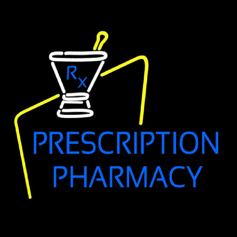 Prescription Pharmacy Enseigne Néon