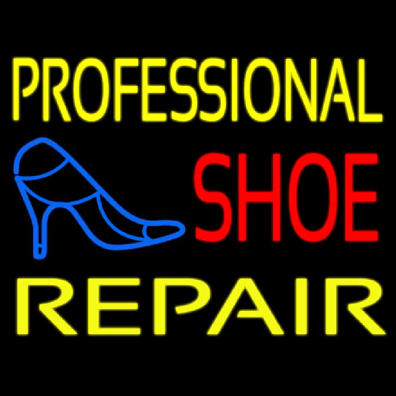 Professional Shoe Repair Enseigne Néon