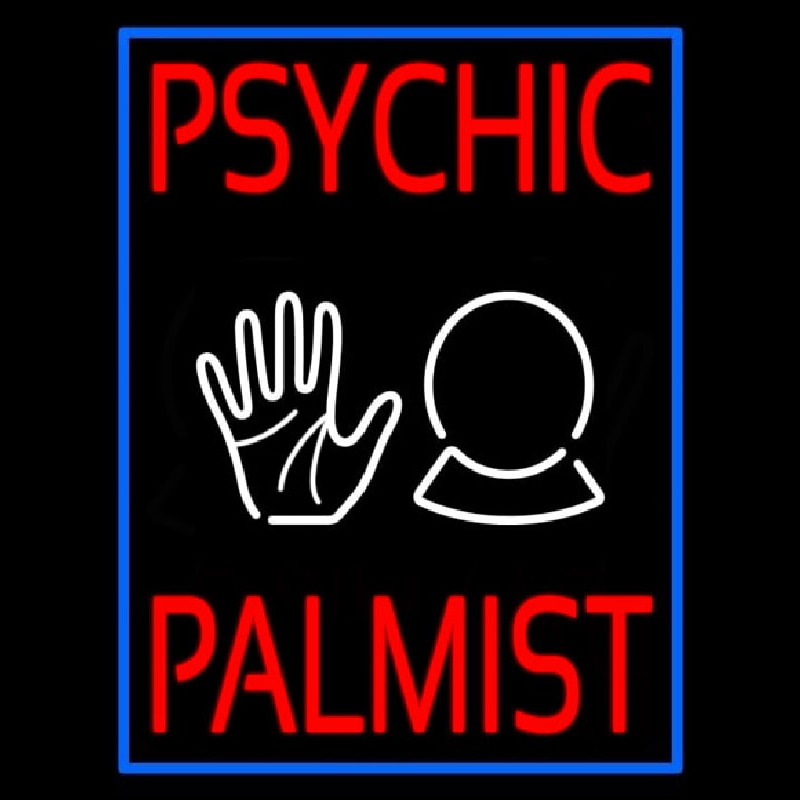 Psychic Palmist Enseigne Néon