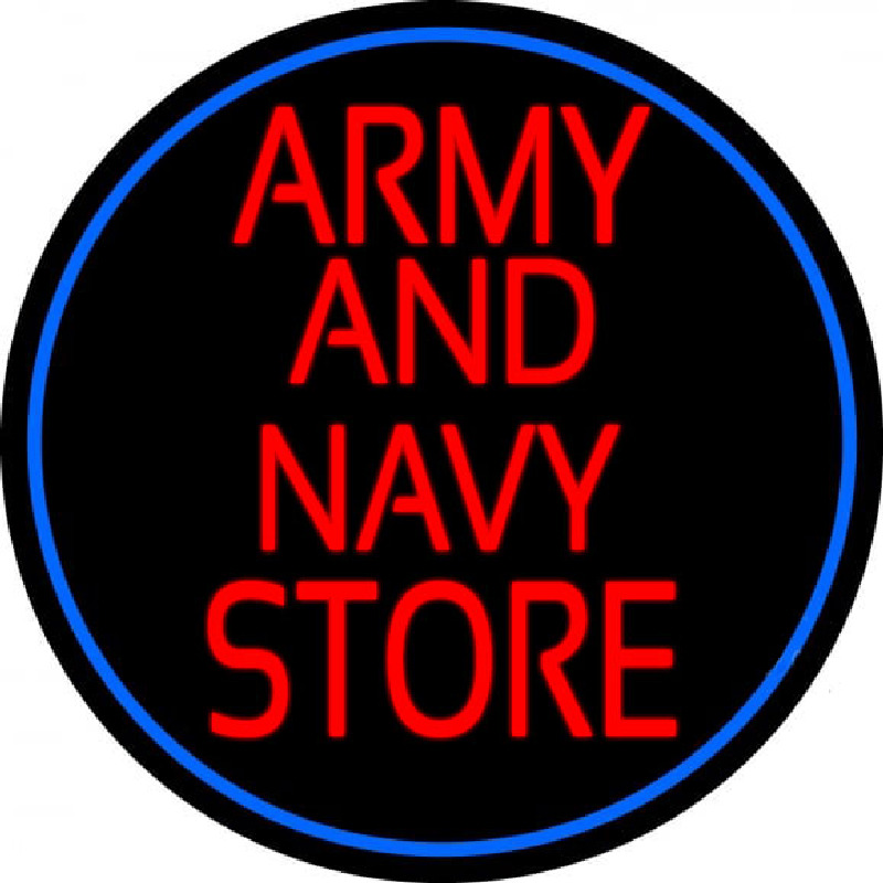 Red Army And Navy Store Enseigne Néon