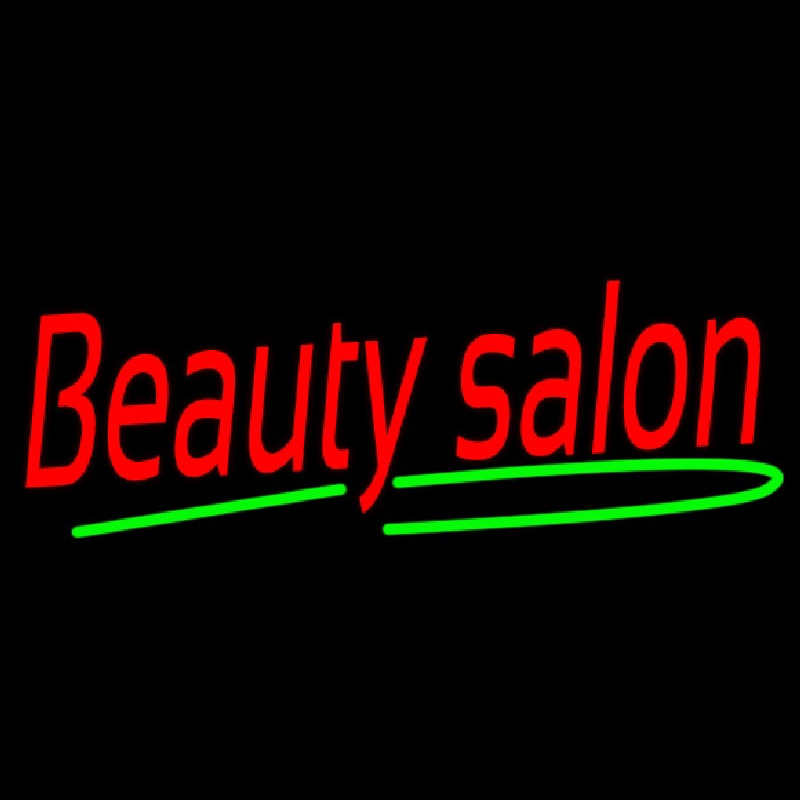 Red Beauty Salon Enseigne Néon