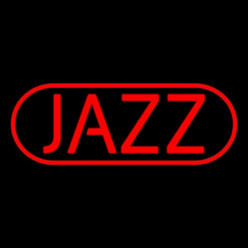 Red Jazz Block Enseigne Néon