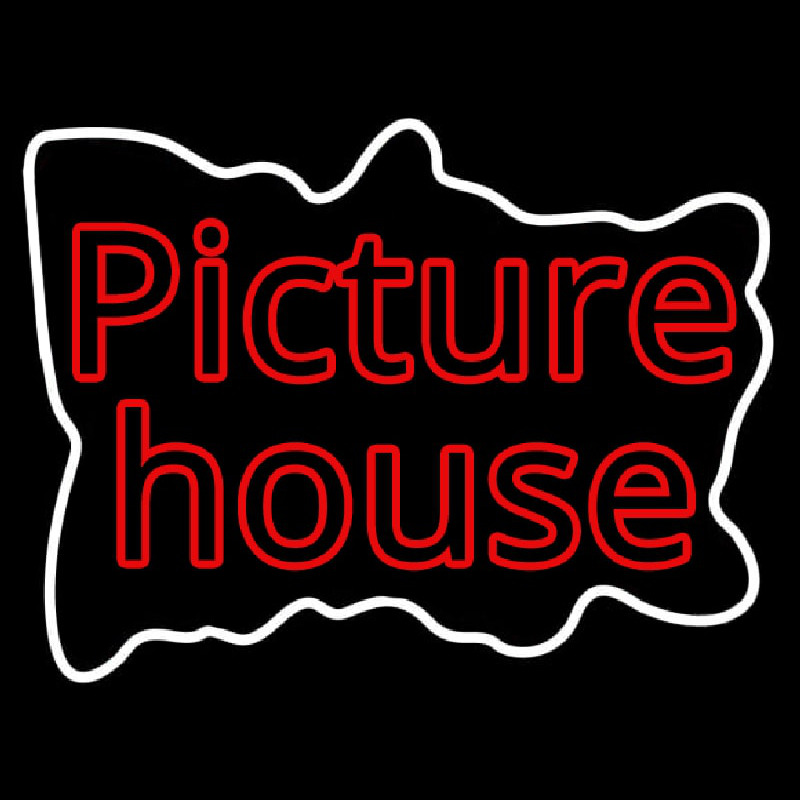 Red Picture House Enseigne Néon