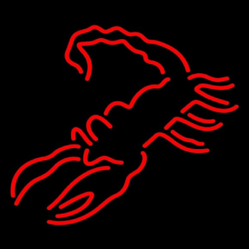 Red Scorpion Logo Enseigne Néon