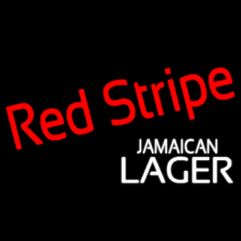 Red Stripe Jamaican Lager Logo Beer Sign Enseigne Néon