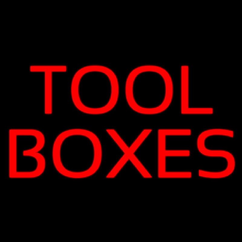 Red Tool Bo es 1 Enseigne Néon