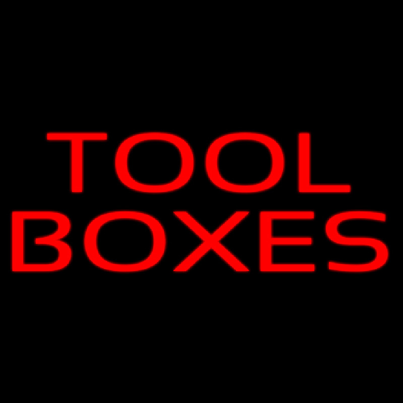 Red Tool Bo es 2 Enseigne Néon