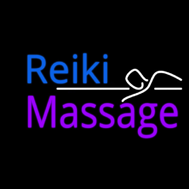 Reiki Massage Enseigne Néon