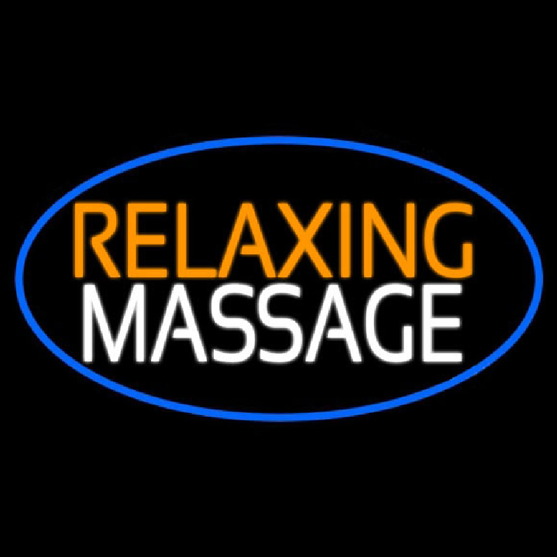 Rela ing Massage Enseigne Néon