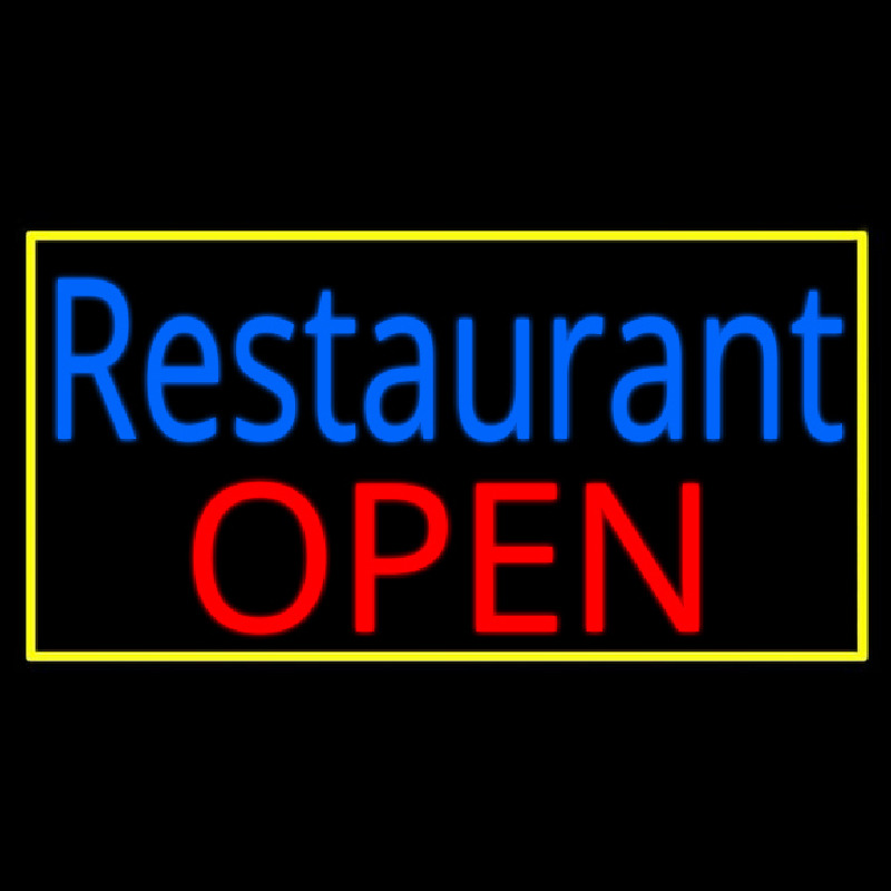 Restaurant Open 1 Enseigne Néon