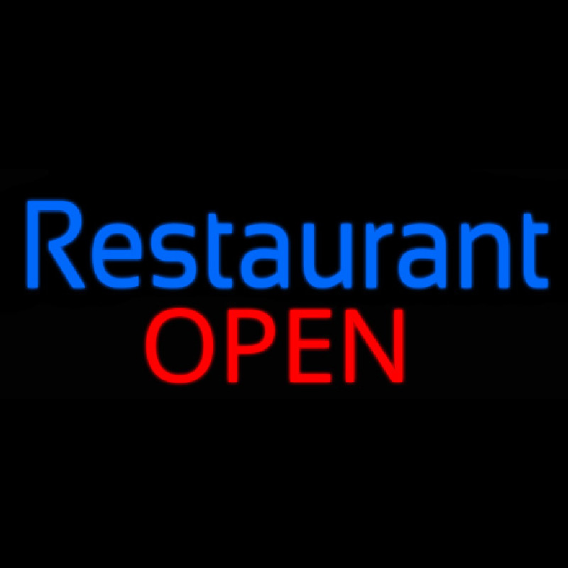 Restaurant Open Enseigne Néon