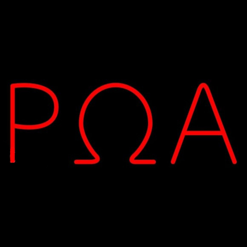 Rho Omega Alpha Enseigne Néon