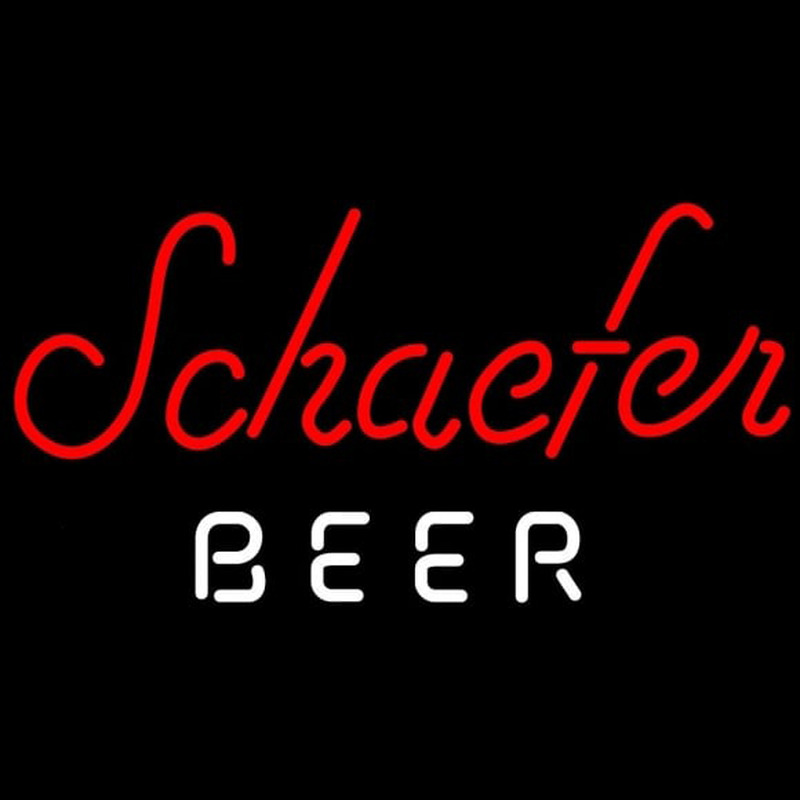 Schaefer Beer Sign Enseigne Néon